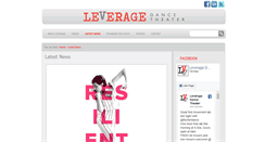 Desktop Screenshot of leveragedancetheater.org